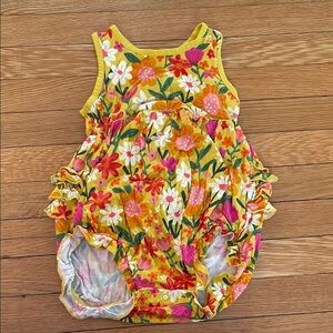 Little Sleepies Floral Baby Romper